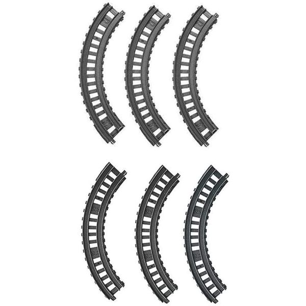 Replacement Parts for Thomas The Train - FJK25 ~ Thomas & Friends Trackmaster Twisty Tornado Train Track Set ~ Replacement Elevation Curve Tracks ~ 3 EL and 3 ER