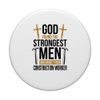 Construction Worker Christian for Concrete Finisher PopSockets Standard PopGrip