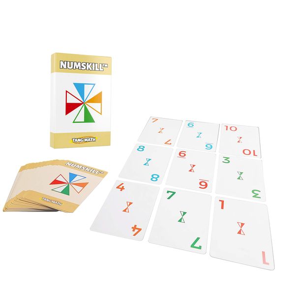 Numskill Math Card Game for Kids – Fun Addition & Subtraction Practice – Home Learning & Math Flash Cards – Boost Computational Skills with Engaging Math Puzzles by Tang Math Games