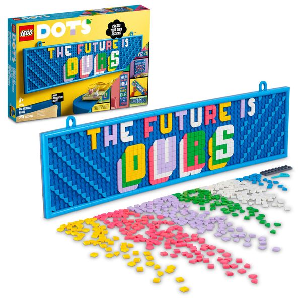 LEGO DOTS Big Message Board 41952 DIY Craft Decoration Kit; A Customizable Canvas Designed for Kids Aged 8+ (943 Pieces)