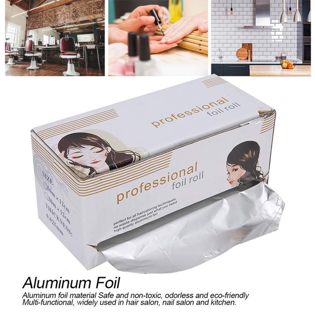 Tin Foil, Aluminum Foil, Professional Embossed Aluminum Foil Paper,  Hairdressing Tin Foil, Suitable For Bleaching Hair