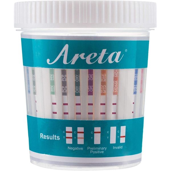 (5 Pack) Areta 14 Panel Instant Urine Drug Test Cup ACDOA-1144