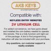 25 Remote Control Fob Case Head Key Shell 6B Compatible with Chrysler Dodge Y159