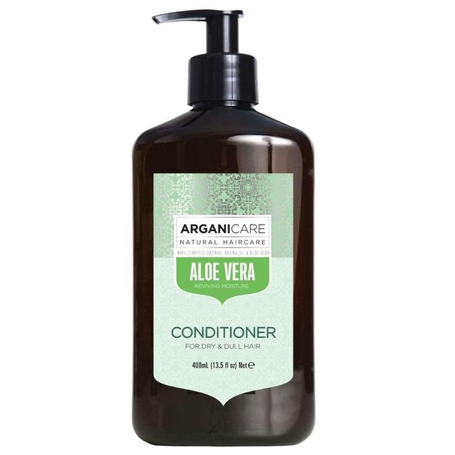 Arganicare - Conditioner Conditioner mit Aloe Vera – Pflege für trockenes und dunkles Haar – Flasche 400 ml