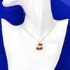 bluebubble MERRY CHRISTMAS Pudding Cake Charm Necklace on Gift Card