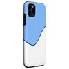 iPhone 11 Pro Max GEOMETRIC TWO TONE WAVE PATTERN FRENCH SKY BLUE AND WHITE Case