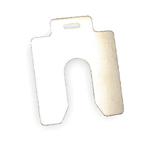 Maudlin .010" 2" x 2' x5/8" Slot Stainless Slotted Shim Stock (Pack of 20)