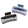 Medium Square Hair Clip, Hair Clip, Firm Hair Clip, Hair Accessory, Cute, Stylish, Women's, Korea (8.8*4.8cm, Blue)