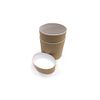 Empty Cardboard Deodorant Container 90g (3.15 oz) - Oval Shape - Push-Up Style (6-Pack, Brown)