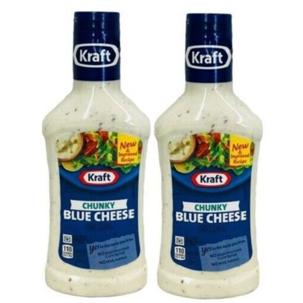 Kraft Chunky Blue Cheese Salad Dressing 2 Pack