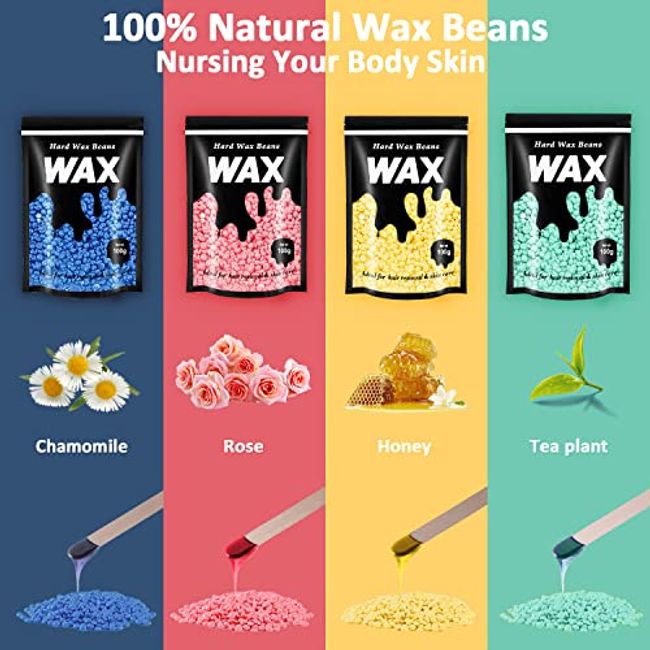 Natural Hard Wax Beads, Honey Wax Beans