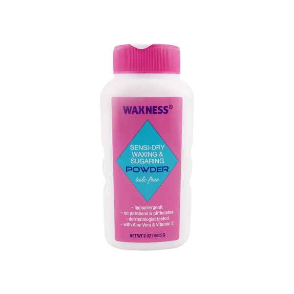Waxness Sensi-Dry Waxing & Sugaring Powder 2 Oz