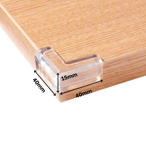 Haus Projekt Corner Protectors for Kids x 8, Table Corner Protectors for Baby, Baby Proofing Edge Protector, Child Safety Corner Guards, Furniture Protection, Toddler Bed Guard, Edges Bump Stopper