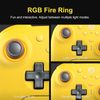 8BitDo Ultimate 2 Bluetooth Controller for Switch, Switch 2, PC&Windows,Switch Pro Controller with TMR Joysticks,Tactile/Hall Triggers,Programmable L4/R4 Bumpers,2 Back Paddle Buttons,RGB Ring,Yellow