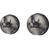 Kawaha L Shaped Suction Cup Towel Hook -Brushed   Nickel