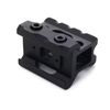 DEVMO 2 PCS Super Slim Picatinny Riser Mount 1" High 3 Slots MT Picatinny Rails for Red Dots