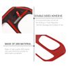 Dashboard Air Vent & Gear Shift Panel Cover Trim Kit for Dodge Challenger 15+Red