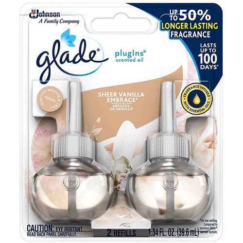 Glade PlugIns Scented Oil Refill, Pure Vanilla Joy 2 ea (Pack of 10)