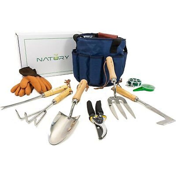 Garden Tools Set – Premium Stainless Steel Gardening Hand with Blue