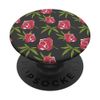 classy and stylish Cannabis Pattern - Roses & Weed Leaf PopSockets Swappable PopGrip