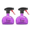 Evo Glass Non Aerosol Oil Sprayer Bottle for Cooking Oils 2 Pack 6oz Purple