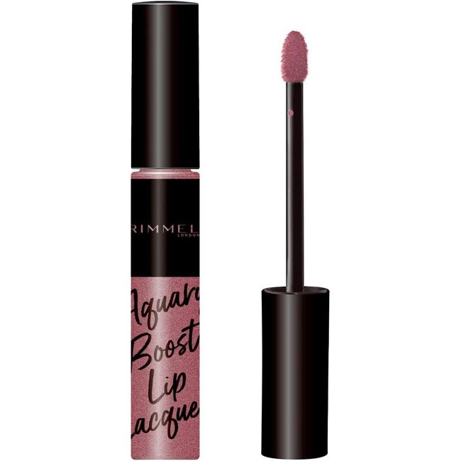 RIMMEL Aquarie Boost Lip Lacquer 104 Dusty Rose [Dusty Rose]