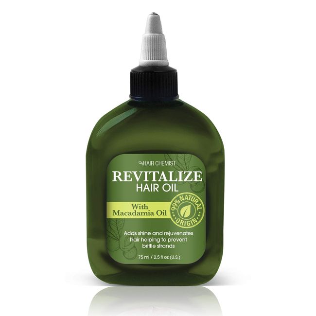 Hair Chemist Revitalize Hair Oil with Macadamia Oil 2.5 ounce