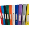 Pack of 10 A4 Assorted Colour Paper Over Board Ring Binders by Janrax