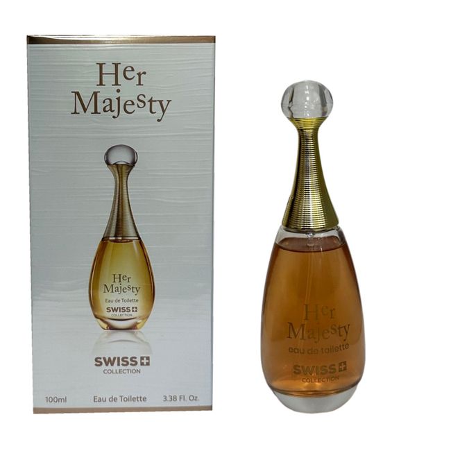 HER MAJESTY BY SWISS COLLECTION EDT 3.38 OZ