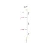Kinetic Sabiki Advanced 360#1/0 White/Red Dots