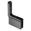CRL PPH03MBL Matte Black Prima 03 Series Wall Mount Hinge