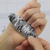 Snow Camouflage Double-Sided Oval Nail File Emery Board Set 4 Pack