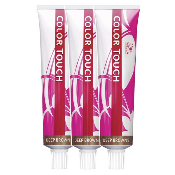 Wella Professionals Color Touch 8/3 Light Blonde Gold 60 ml Pack of 3