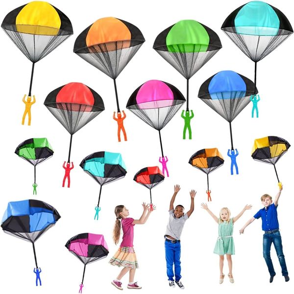 Parachute Toy, Tangle Free Throwing Toy Parachute, Outdoor Children's Flying