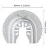 4X Oscillating Multi Tool Blade Diamond Saw Blades Set for Mortar Grout Removal