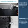 6Pcs Car and SUV Front Windshield Foldable Sunshade, Sunscreen Mat, Silver Cloth (6Pcs All Window)