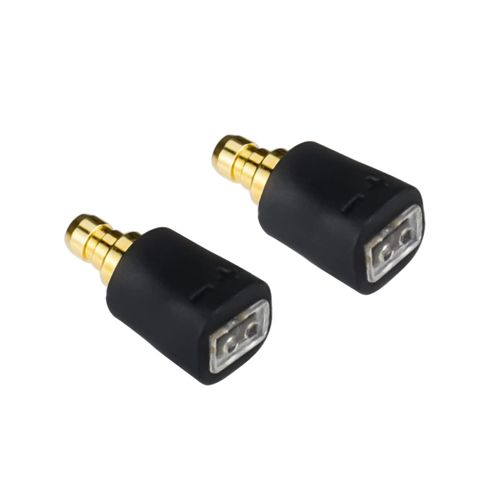 okcsc Adapters for Sennheiser IE400 Pro Earbuds Male to 2 Pin Cable Female Compatible for IE100 IE400 IE400 Pro IE500 Lossless Sound Quality Deliver for Earbuds One Pair of Headphone Converter Black