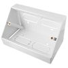 CONEC2, Angled Surface BACKBOX, 2 Gang, Wall Plates and Floor Boxes Audio Visual Cable, Qty X 1 | CLB-2780