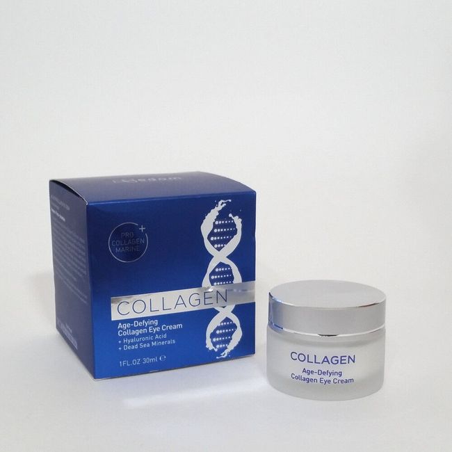 Edom Age-Defying Collagen Eye Cream Marine Dead Sea Mineral Hyaluronic Acid 1 oz