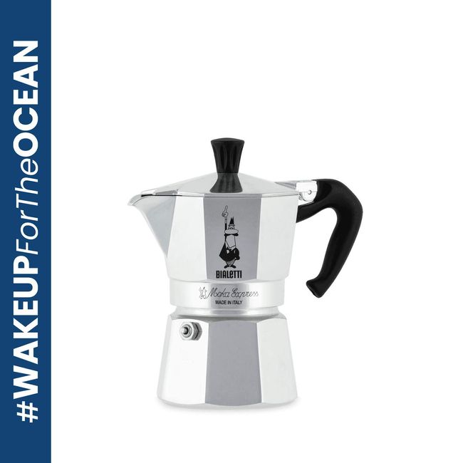 Bialetti - Moka Express: Iconic Stovetop Espresso Maker, Makes Real Italian  Coffee, Moka Pot 3 Cups (4.3 Oz - 130 Ml), Aluminium, Silver