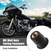 uxcell M5 Wellnut Fairing Fastener Motorcycle Windshield Screws Windscreen Nuts 10pcs