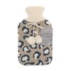 B4E Hot Water Bottles with Trendy Knitted Cover - Assorted Designs (Sweater)