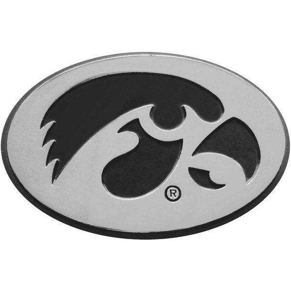 Iowa Hawkeyes Premium Solid Metal Chrome Plated Car Auto Emblem SLS