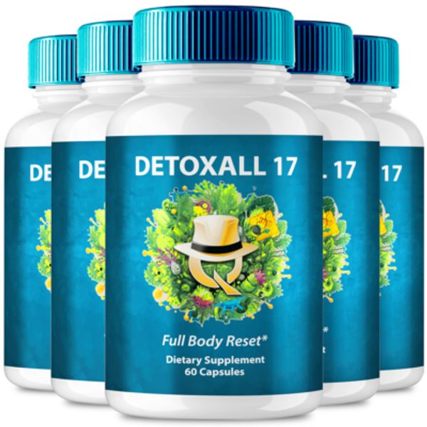 DetoxAll 17 Immune Support Capsule - Official Formula (5 Pack)