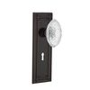 Nostalgic Warehouse 755251 Mission Plate, Surface Mounted, Timeless Bronze