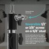 Flashpoint Pro Air-Cushioned Heavy-Duty Light Stand (Chrome, 9.5')