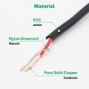 FIRMERST 18/2 Solid Sprinkler Wire for Valves System Repair 100ft