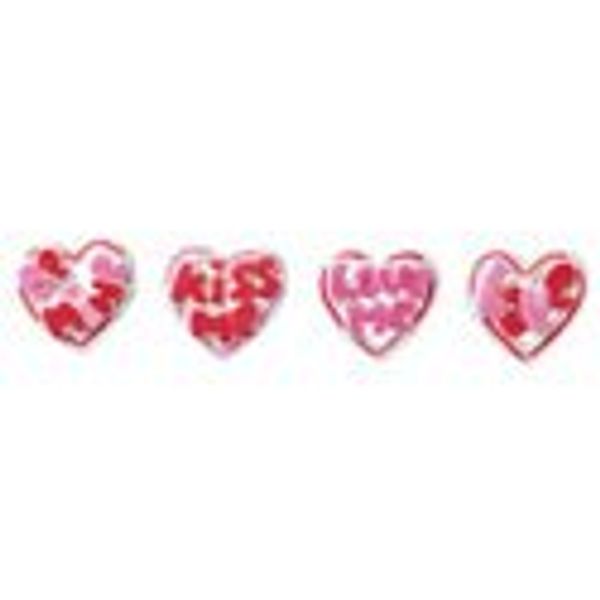 Valentines Day Talking Hearts Sugar Decorations Cookie Cupcake Cake 12 Count