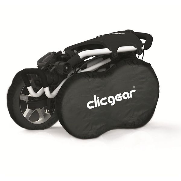 Clicgear 8 Golf Trolley Wheel Cover, Black, Large
