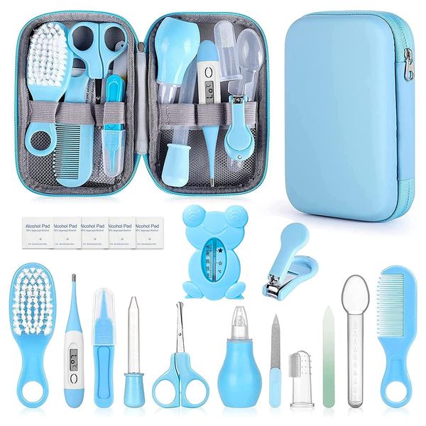 WXA Baby Healthcare and Grooming Kit,Baby Essentials for Newborn,Portable Baby Safety Care Set for Boys Girls(18 in 1）